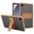 Защитный чехол Deexe Crystal Kickstand для Samsung Galaxy Tab A9 (X110/115) - Gold