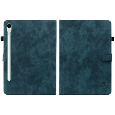 Защитный чехол Deexe Cute Tiger для Samsung Galaxy Tab S11 (X730/X736) - Blue