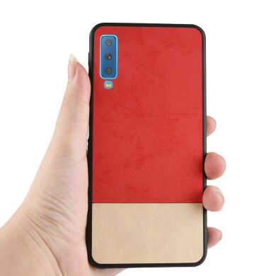 Захисний чохол Deexe Elegant Series для Samsung Galaxy A7 2018 (A750) - Red