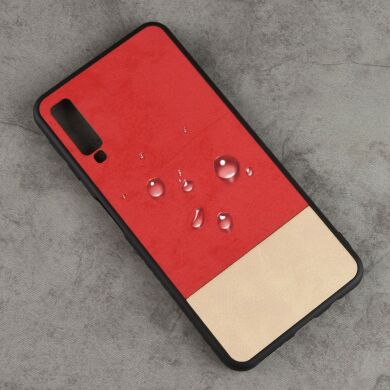 Захисний чохол Deexe Elegant Series для Samsung Galaxy A7 2018 (A750) - Red