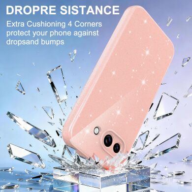 Защитный чехол Deexe Glitter Case with MagSafe для Samsung Galaxy S26 (S942) - Blue