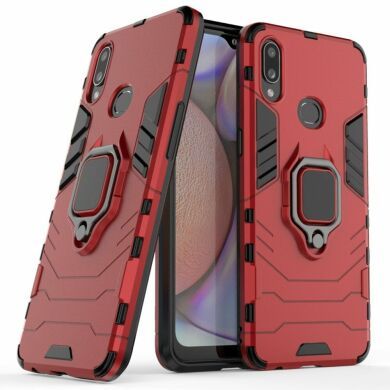 Защитный чехол Deexe Hybrid Case для Samsung Galaxy A10s (A107) - Red