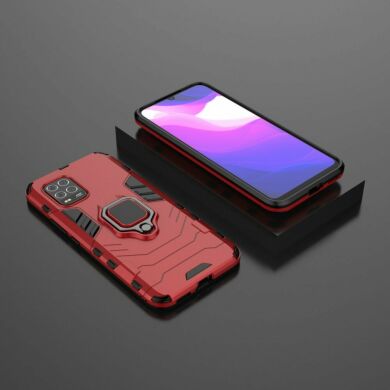 Защитный чехол Deexe Hybrid Case для Samsung Galaxy A21s (A217) - Red