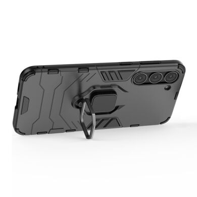 Защитный чехол Deexe Hybrid Case для Samsung Galaxy S23 Plus - Black