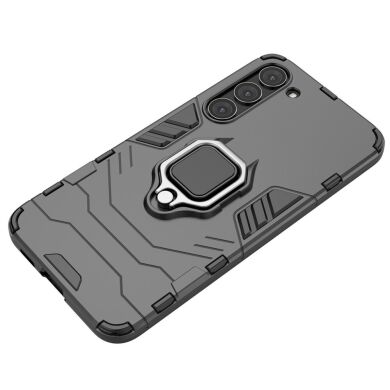 Защитный чехол Deexe Hybrid Case для Samsung Galaxy S23 Plus - Black