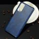 Защитный чехол Deexe Leather Back Cover для Samsung Galaxy S20 FE (G780) - Blue. Фото 5 из 7