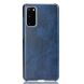 Защитный чехол Deexe Leather Back Cover для Samsung Galaxy S20 FE (G780) - Blue. Фото 2 из 7