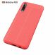 Захисний чохол Deexe Leather Cover для Samsung Galaxy A50 (A505) - Red
