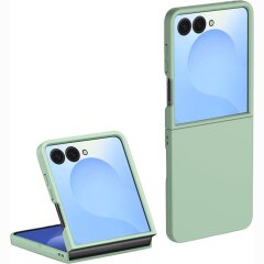 Защитный чехол Deexe Satin Case для Samsung Galaxy Flip 8 - Light Green