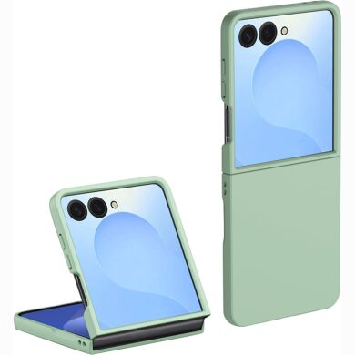 Защитный чехол Deexe Satin Case для Samsung Galaxy Flip 8 - Light Green
