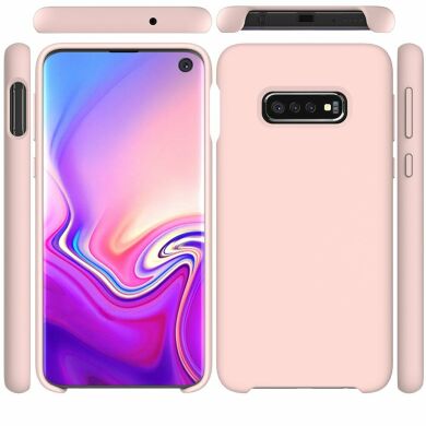 Захисний чохол Deexe Silicone Case для Samsung Galaxy S10 (G973), Rose Gold