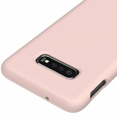 Захисний чохол Deexe Silicone Case для Samsung Galaxy S10 (G973), Rose Gold