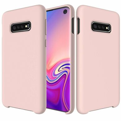 Захисний чохол Deexe Silicone Case для Samsung Galaxy S10 (G973), Rose Gold