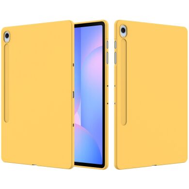 Защитный чехол Deexe Silicone Shell для Samsung Galaxy Tab S10 FE Plus - Yellow