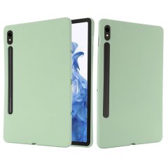 Защитный чехол Deexe Silicone Shell для Samsung Galaxy Tab S9 / S9 FE (X710/716/510) - Green