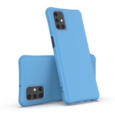 Защитный чехол Deexe Soft Cover для Samsung Galaxy M31s (M317) - Blue