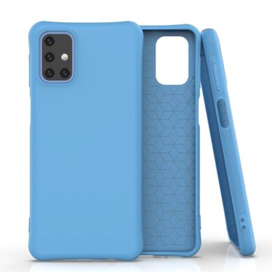 Захисний чохол Deexe Soft Cover для Samsung Galaxy M31s (M317) - Blue