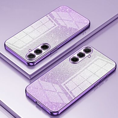 Защитный чехол Deexe Sparkles Cover для Samsung Galaxy A56 (A566) - Purple