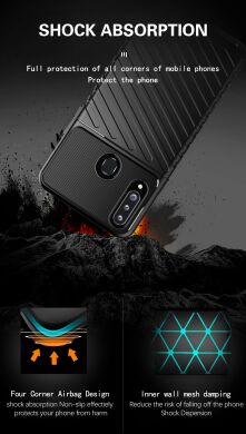 Захисний чохол Deexe Thunder Series для Samsung Galaxy A20s (A207) - Black