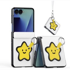 Защитный чехол DUX DUCIS Luvy Series для Samsung Galaxy Flip 8 - Yellow / White