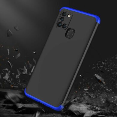 Захисний чохол GKK Double Dip Case для Samsung Galaxy A21s (A217) - Black / Blue