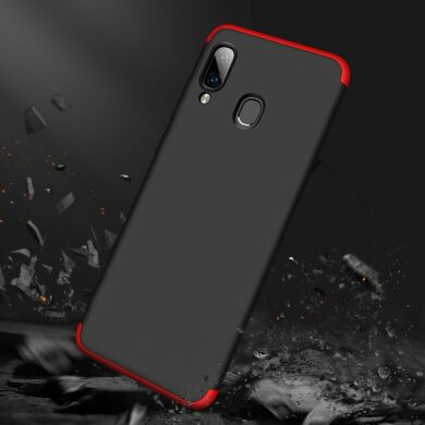 Захисний чохол GKK Double Dip Case для Samsung Galaxy A40 (А405) - Black / Red