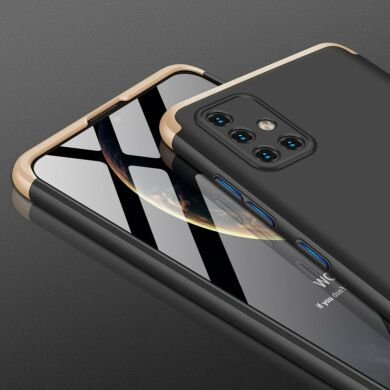 Защитный чехол GKK Double Dip Case для Samsung Galaxy A51 (А515) - Black / Gold