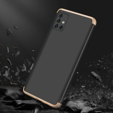 Защитный чехол GKK Double Dip Case для Samsung Galaxy A51 (А515) - Black / Gold