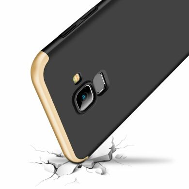 Защитный чехол GKK Double Dip Case для Samsung Galaxy A6 2018 (A600) - Black / Gold