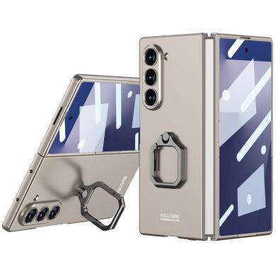 Защитный чехол GKK Ring Shell для Samsung Galaxy Fold 7 - Titanium Grey