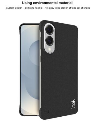 Защитный чехол IMAK Cowboy Hard Borderless для Samsung Galaxy S25 Edge (S937) - Black