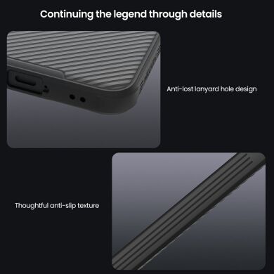 Захисний чохол NILLKIN CamShield Pro (Clear Version) для Samsung Galaxy A57 (A576) - Transparent Black