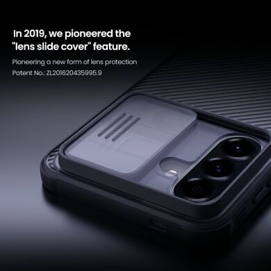 Захисний чохол NILLKIN CamShield Pro (Clear Version) для Samsung Galaxy A57 (A576) - Transparent Black