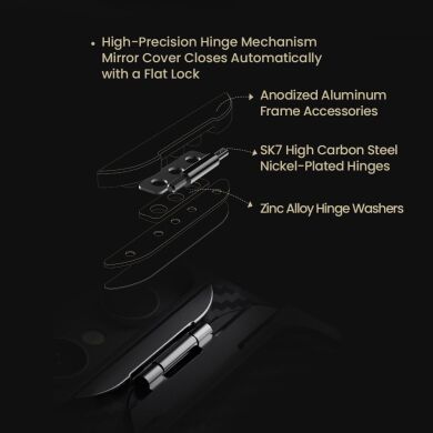 Защитный чехол NILLKIN CarboProp Magnetic (Precise Cut-out) для Samsung Galaxy S25 Ultra (S938) - Black