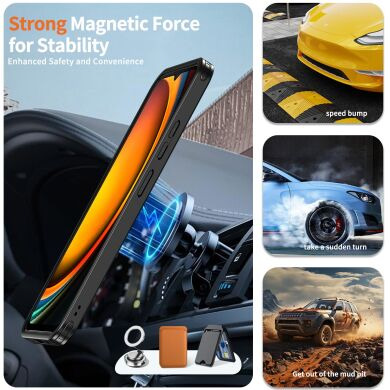 Захисний чохол Reframe Grip MagSafe для Samsung Galaxy Xcover 7 (G556) - Black