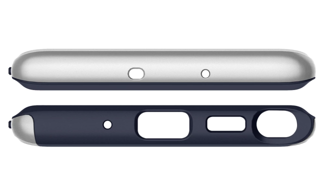 Защитный чехол Spigen (SGP) Neo Hybrid для Samsung Galaxy Note 10+ (N975) - Arctic Silver