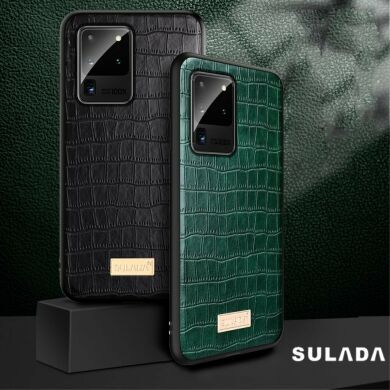 Защитный чехол SULADA Crocodile Style для Samsung Galaxy S20 Ultra (G988) - Brown
