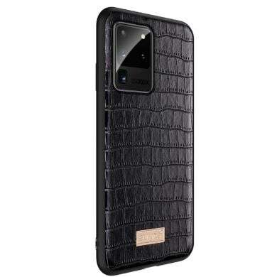 Защитный чехол SULADA Crocodile Style для Samsung Galaxy S20 Ultra (G988) - Black