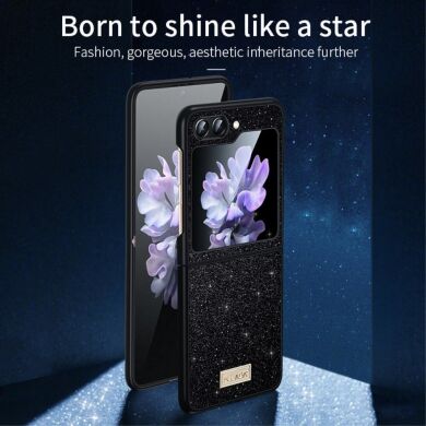 Защитный чехол SULADA Dazzling Glittery (FF) для Samsung Galaxy Flip 5 - Red