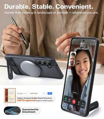 Защитный чехол TORRAS Ostand L1 (with MagSafe) для Samsung Galaxy S26 Plus - Black