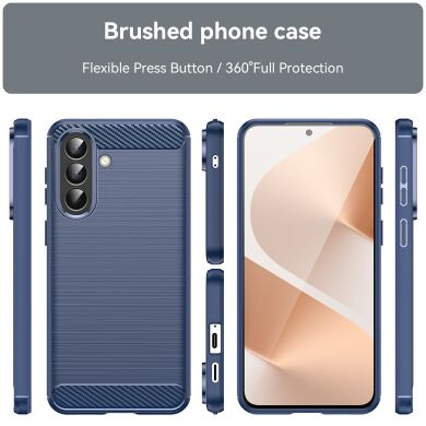 Захисний чохол UniCase Carbon для Samsung Galaxy A57 (A576) - Black