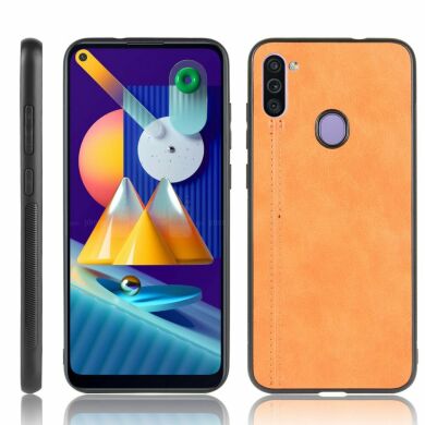 Захисний чохол UniCase Leather Series для Samsung Galaxy A11 (A115) - Yellow