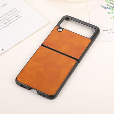 Захисний чохол UniCase Leather Series для Samsung Galaxy Flip 3 - Orange