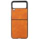 Защитный чехол UniCase Leather Series для Samsung Galaxy Flip 3 - Orange. Фото 1 из 4
