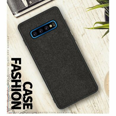 Защитный чехол UniCase Texture Style для Samsung Galaxy S10 (G973) - Black