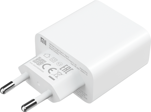 Мережевий зарядний пристрій Xiaomi Mi 33W USB + Type-C (BHR4996GL) - White