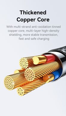 Кабель USAMS US-SJ750 Type-C to Type-C (100W, 1.2m) - Tarnish