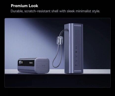 Внешний аккумулятор Baseus EnerGeek GR11 200W (25000mAh) + кабель Type-C - Grey
