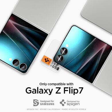 Комплект защитных стекол Spigen (SGP) Optik Pro Lens Protector для Samsung Galaxy Flip 7 (AGL09587) - Black