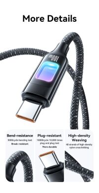 Кабель USAMS US-SJ750 Type-C to Type-C (100W, 1.2m) - Tarnish